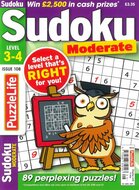 Puzzlelife Sudoku Moderate 3-4 Magazine