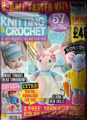 Let's Get Crafting Knitting & Crochet Magazine