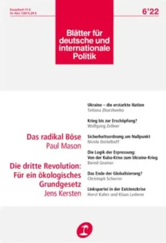 Blätter Für und Internationale Politik (Deutsch)