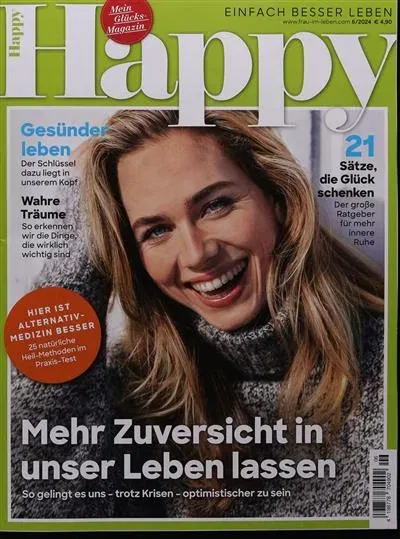 Happy Frau im Leben (Deutsch)