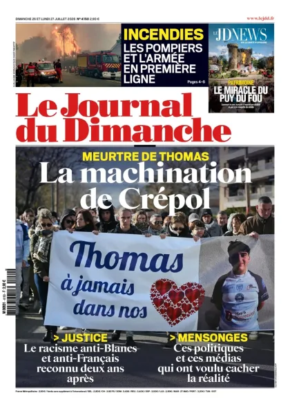 Le Journal du Dimanche Newspaper (Französisch)