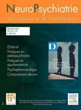 Neuropsychiatrie de l'enfance et de l'adolescence (Französisch) 1