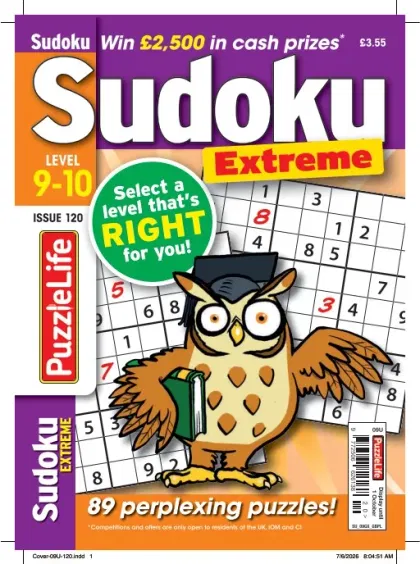 Puzzlelife Sudoku Extreme 9-10 Magazine